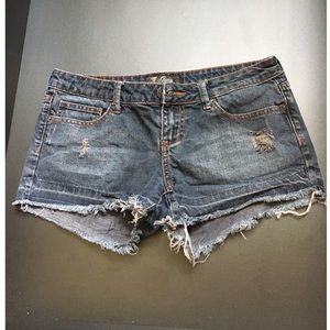 Denim shorts